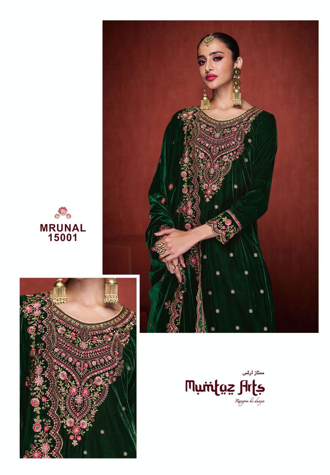 Mrunal By Mumtaz Art Heavy Velvet Wedding Salwar Suits